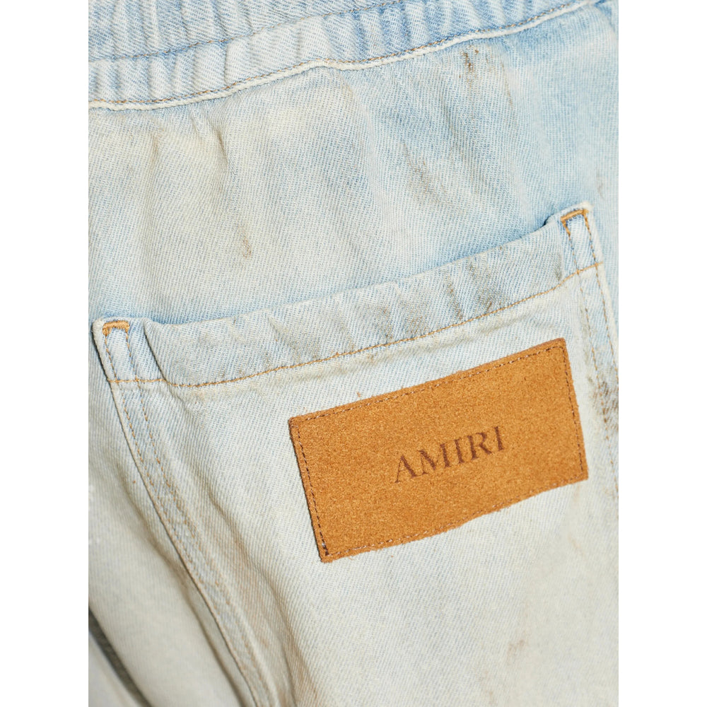 Amiri Blue Denim - Wide-Leg Jeans Men AMIRI