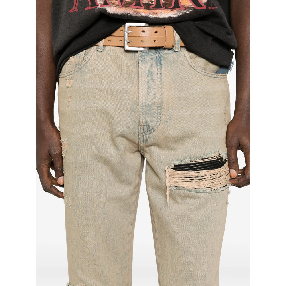 Amiri Neutrals Denim - Bootcut Jeans Men
