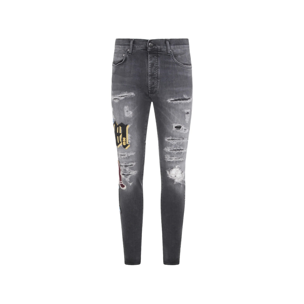 Amiri Grey Denim - Skinny Jeans Men AMIRI