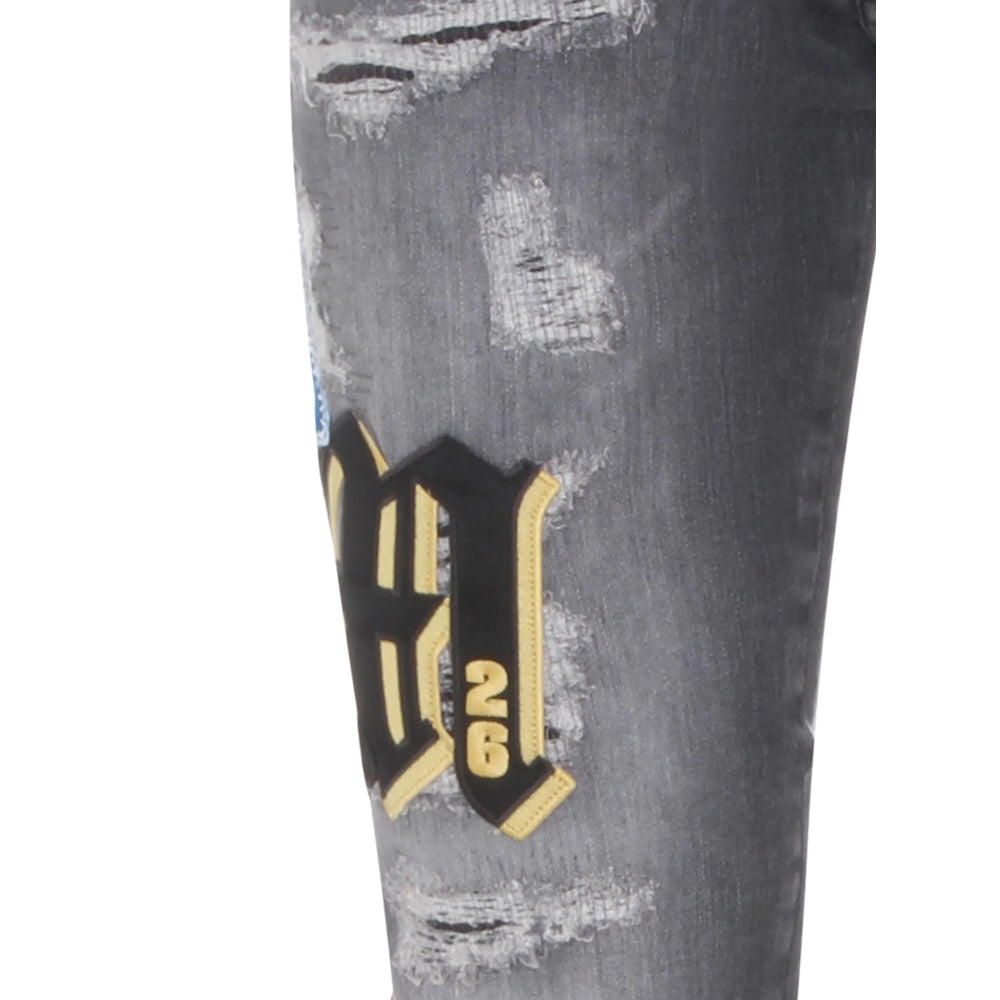 Amiri Grey Denim - Skinny Jeans Men AMIRI