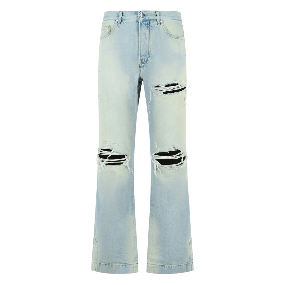 Amiri Blue Denim - Wide-Leg Jeans Men AMIRI