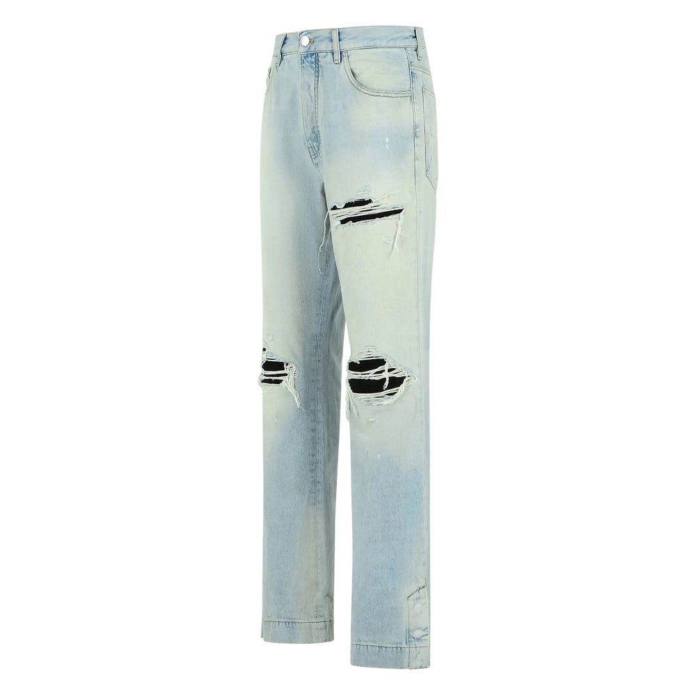 Amiri Blue Denim - Wide-Leg Jeans Men AMIRI