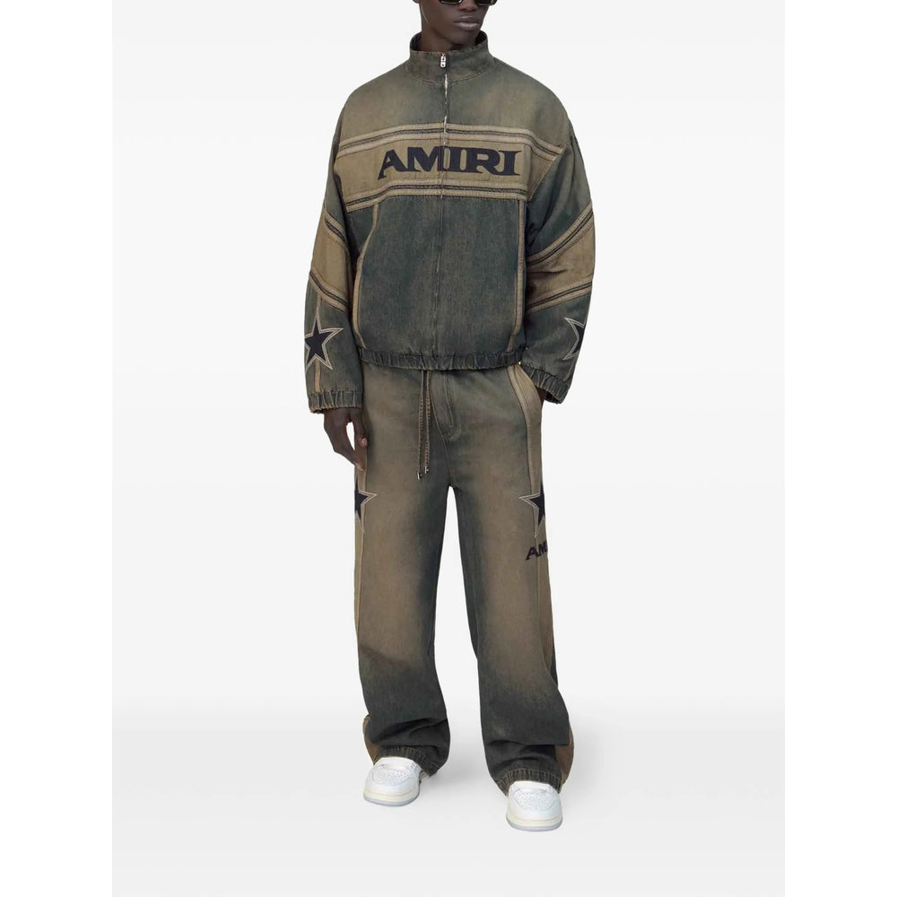 Amiri Blue Denim - Wide-Leg Jeans Men AMIRI