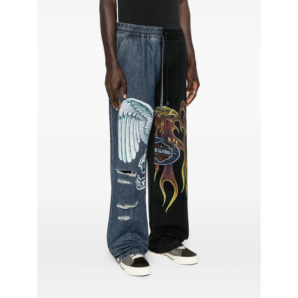Amiri Blue Denim - Loose-Fit Jeans Men AMIRI