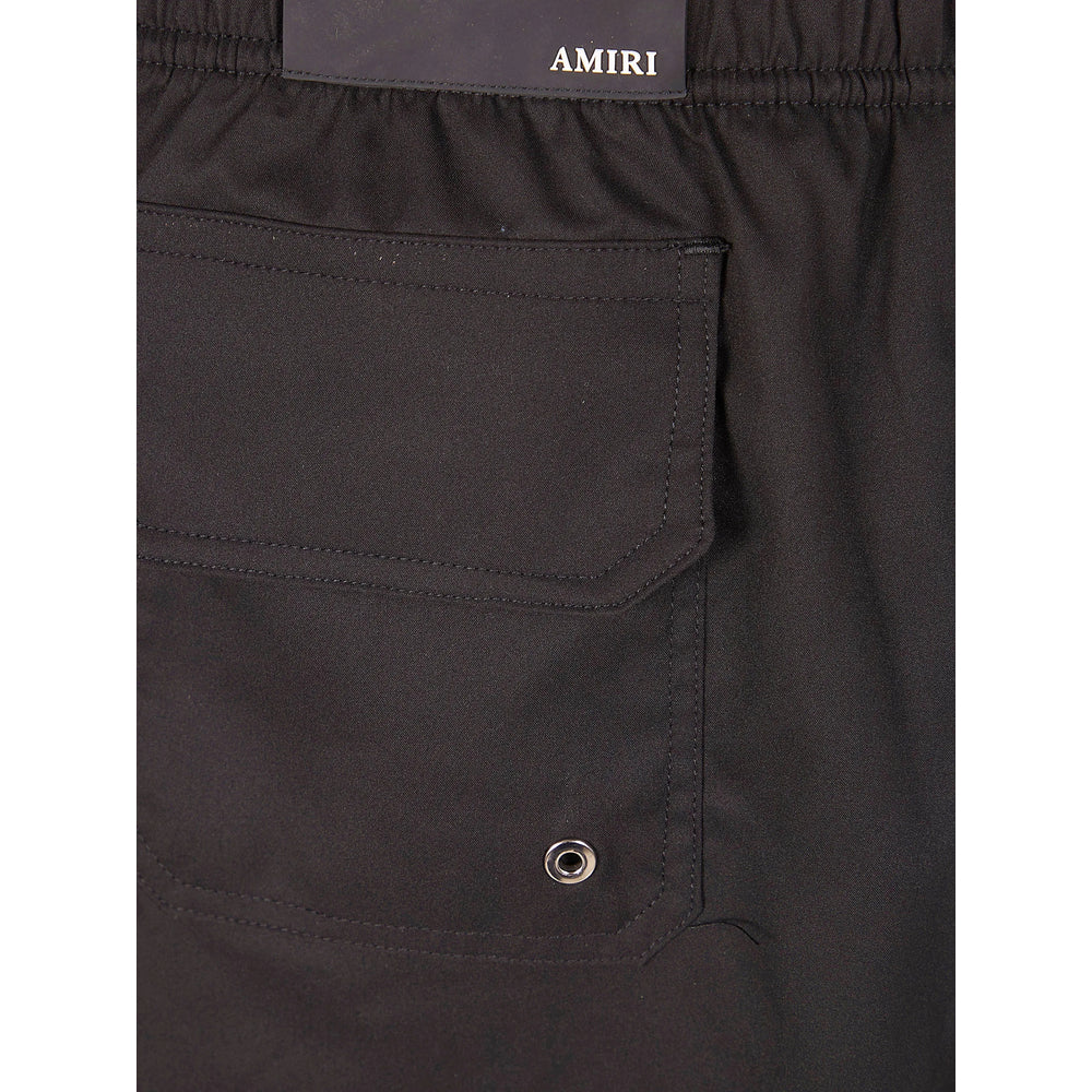 Amiri Black Beachwear - Swim Shorts Men AMIRI