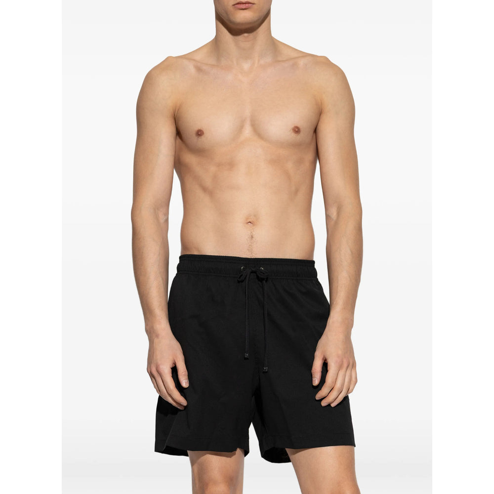 Amiri Black Beachwear - Swim Shorts Men AMIRI