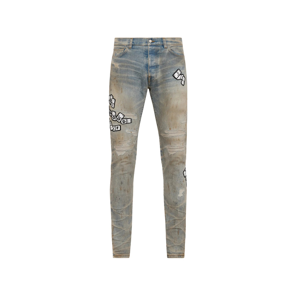 Amiri Blue Denim - Skinny Jeans Men AMIRI