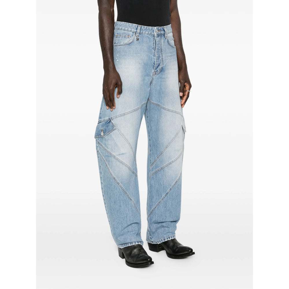 Amiri Blue Denim - Loose-Fit Jeans Men AMIRI