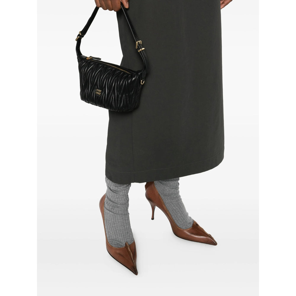 Miu Miu Black Tote Bags Women MIU MIU