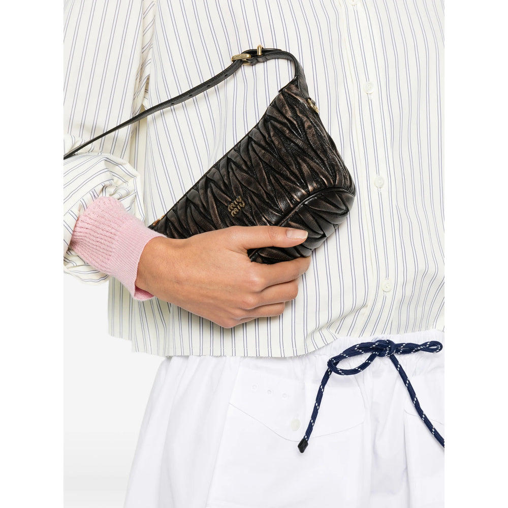 Miu Miu Brown Shoulder Bags Women MIU MIU