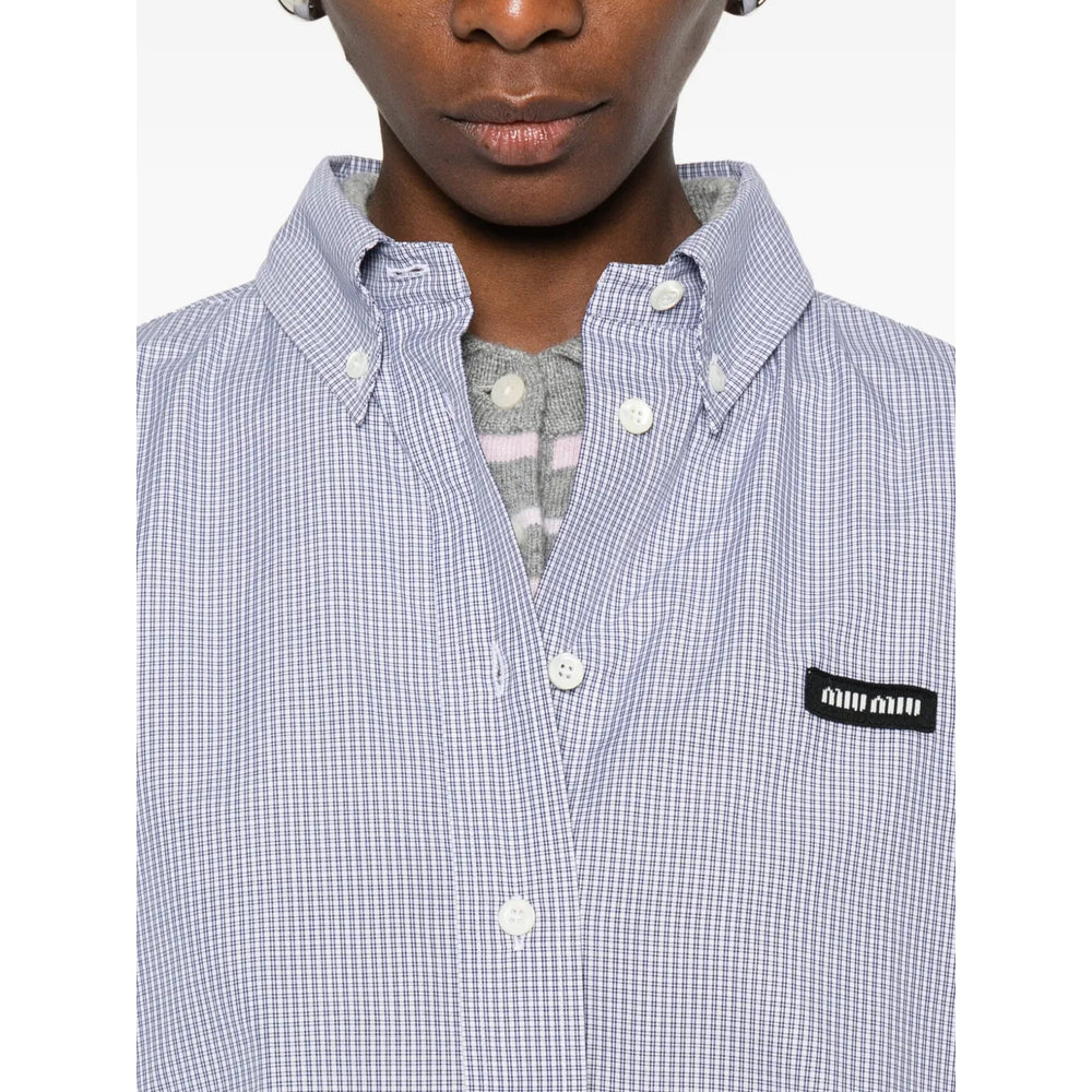 Miu Miu Blue Tops - Shirts Women MIU MIU