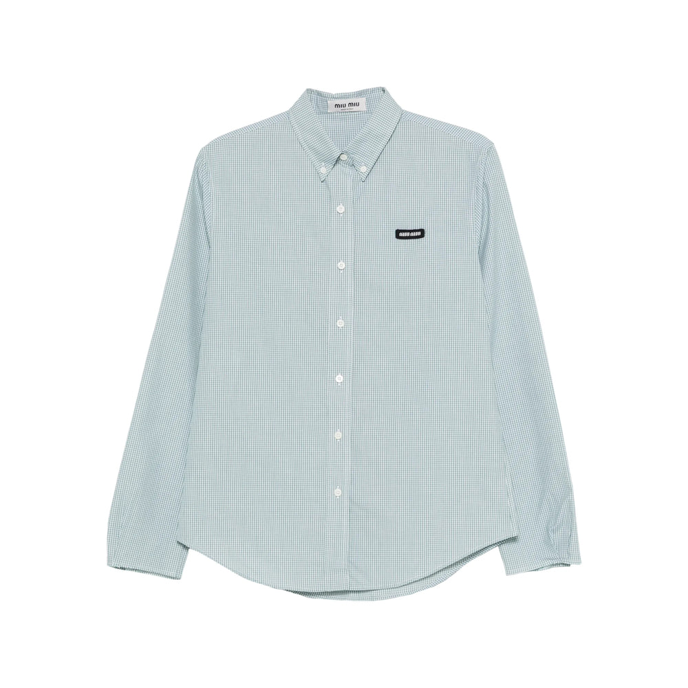 Miu Miu Green Tops - Shirts Women MIU MIU