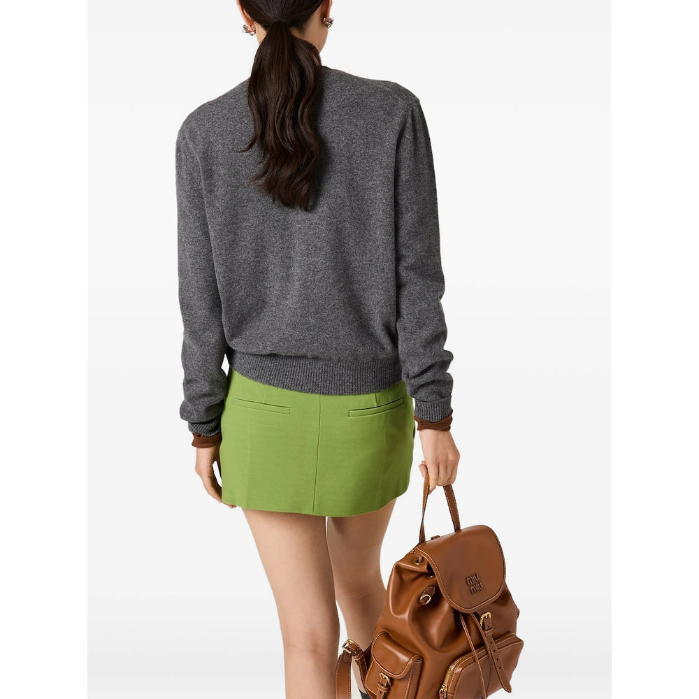 Miu Miu Green Skirts - Straight Skirts Women MIU MIU
