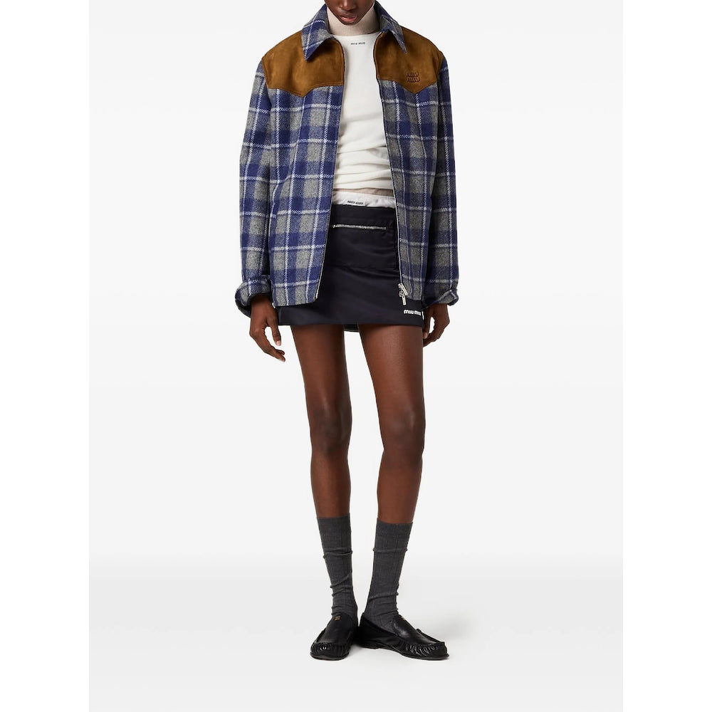 Miu Miu Blue Skirts - Straight Skirts Women MIU MIU