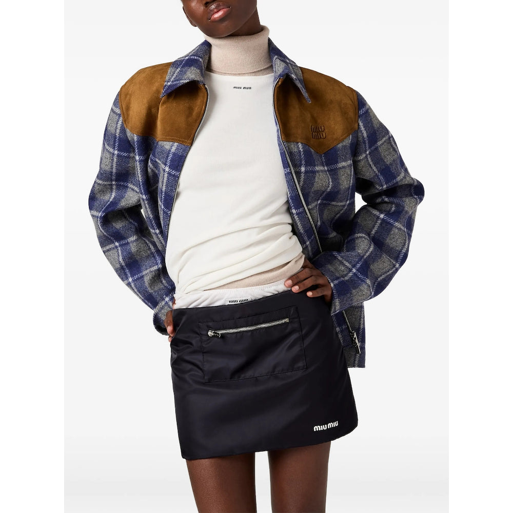 Miu Miu Blue Skirts - Straight Skirts Women MIU MIU