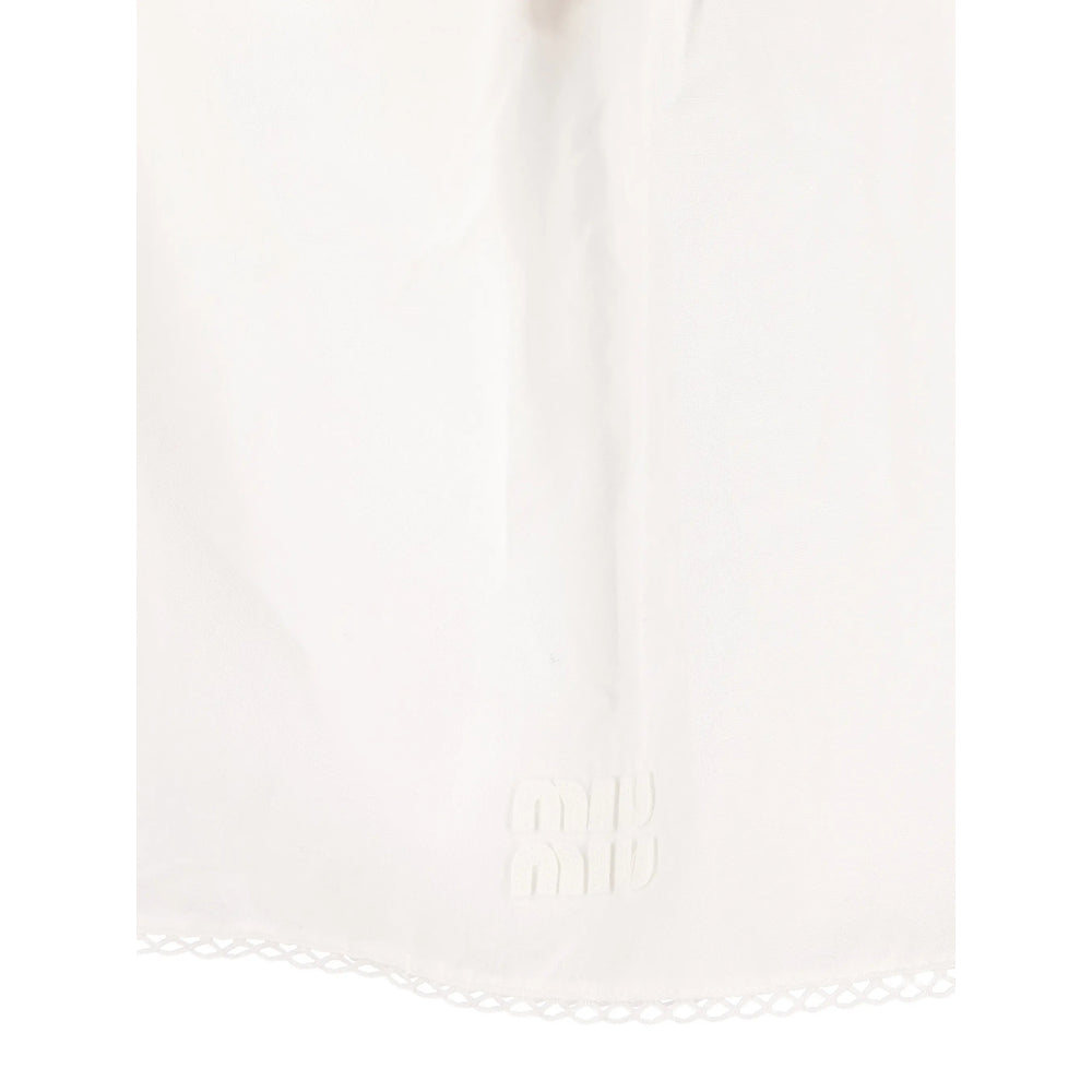 Miu Miu White Skirts - Full Skirts Women MIU MIU