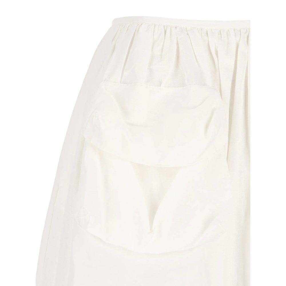 Miu Miu White Skirts - Full Skirts Women MIU MIU