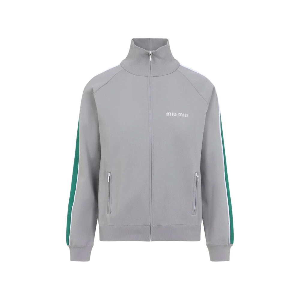 Miu Miu Grey Tops - Sweatshirts Women MIU MIU