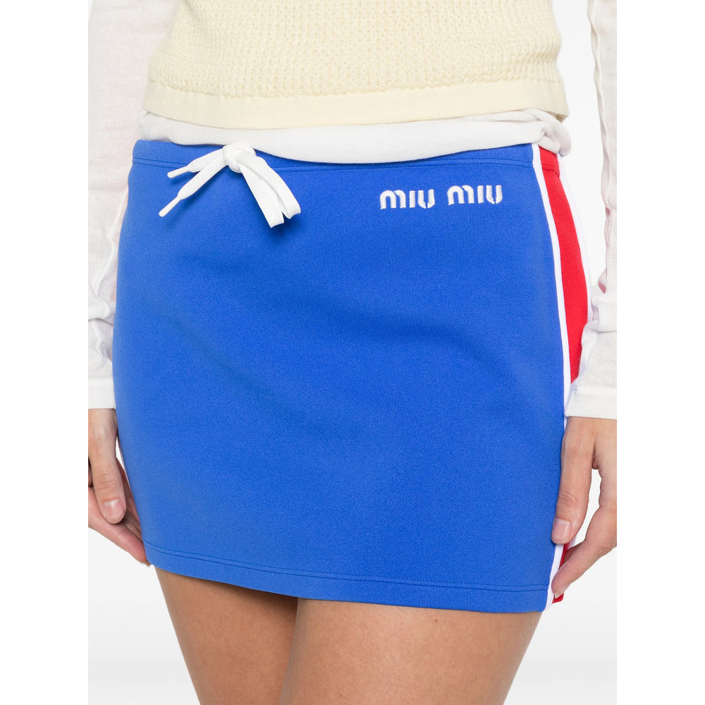 Miu Miu Blue Skirts - Straight Skirts Women MIU MIU