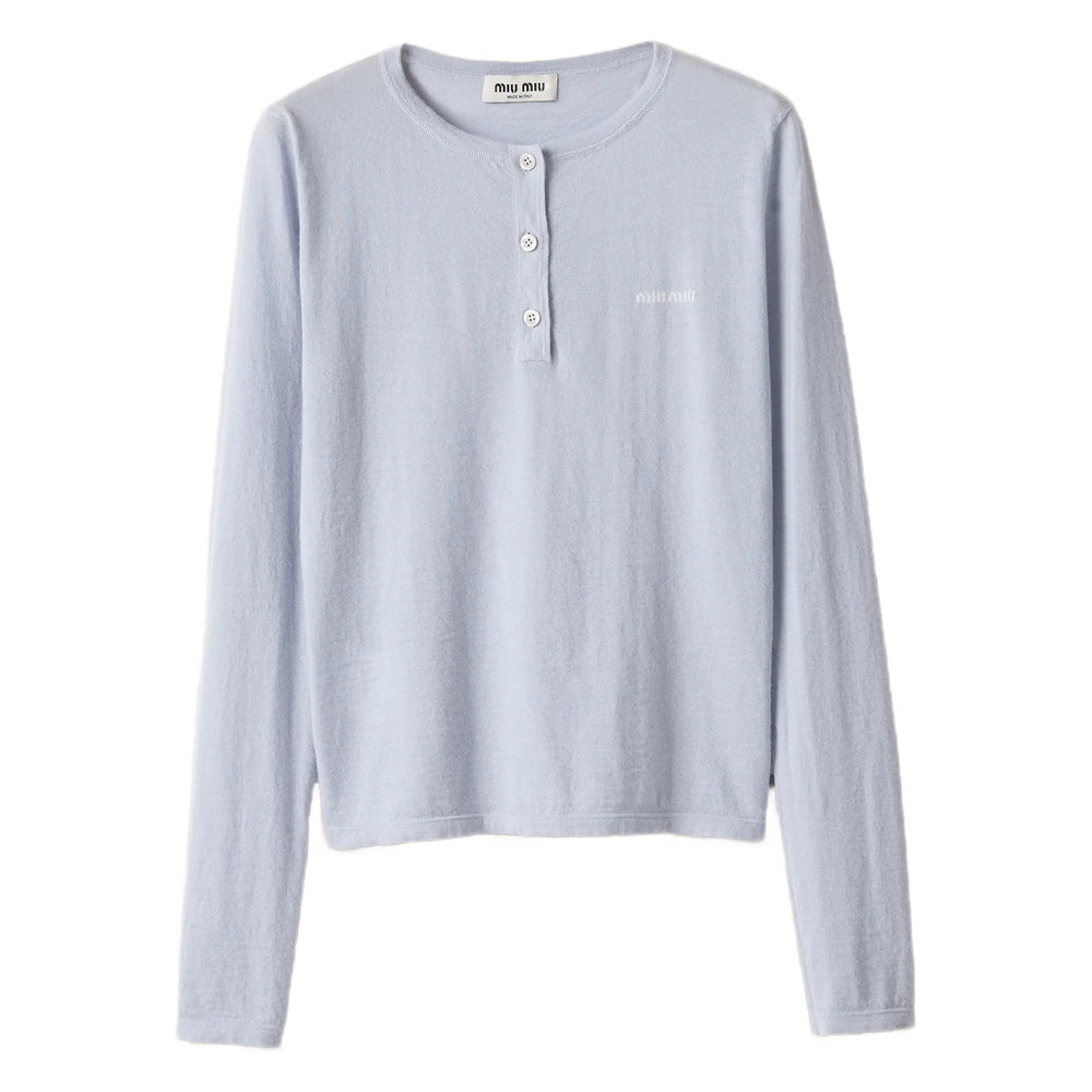 Miu Miu Blue Tops - T-Shirts & Jerseys Women MIU MIU