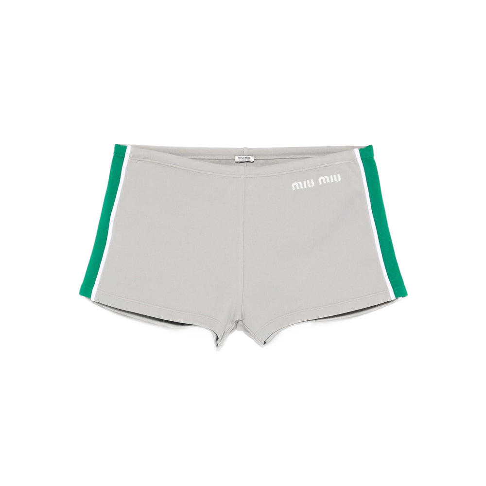 Miu Miu Grey Shorts - Short Shorts Women MIU MIU