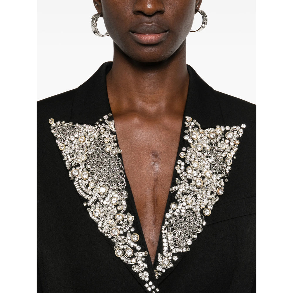 Alexander Mcqueen Black Jackets - Blazers Women ALEXANDER MCQUEEN