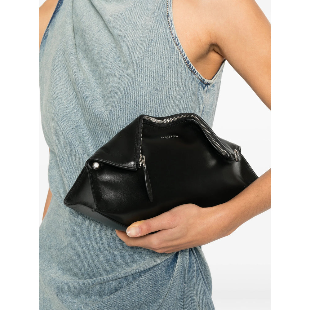 Alexander Mcqueen Black Clutch Bags Women ALEXANDER MCQUEEN