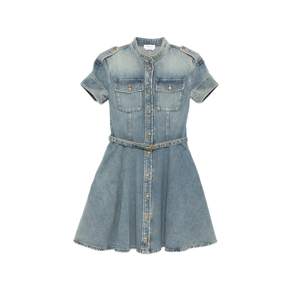 Alexander Mcqueen Blue Dresses - Day Dresses Women ALEXANDER MCQUEEN