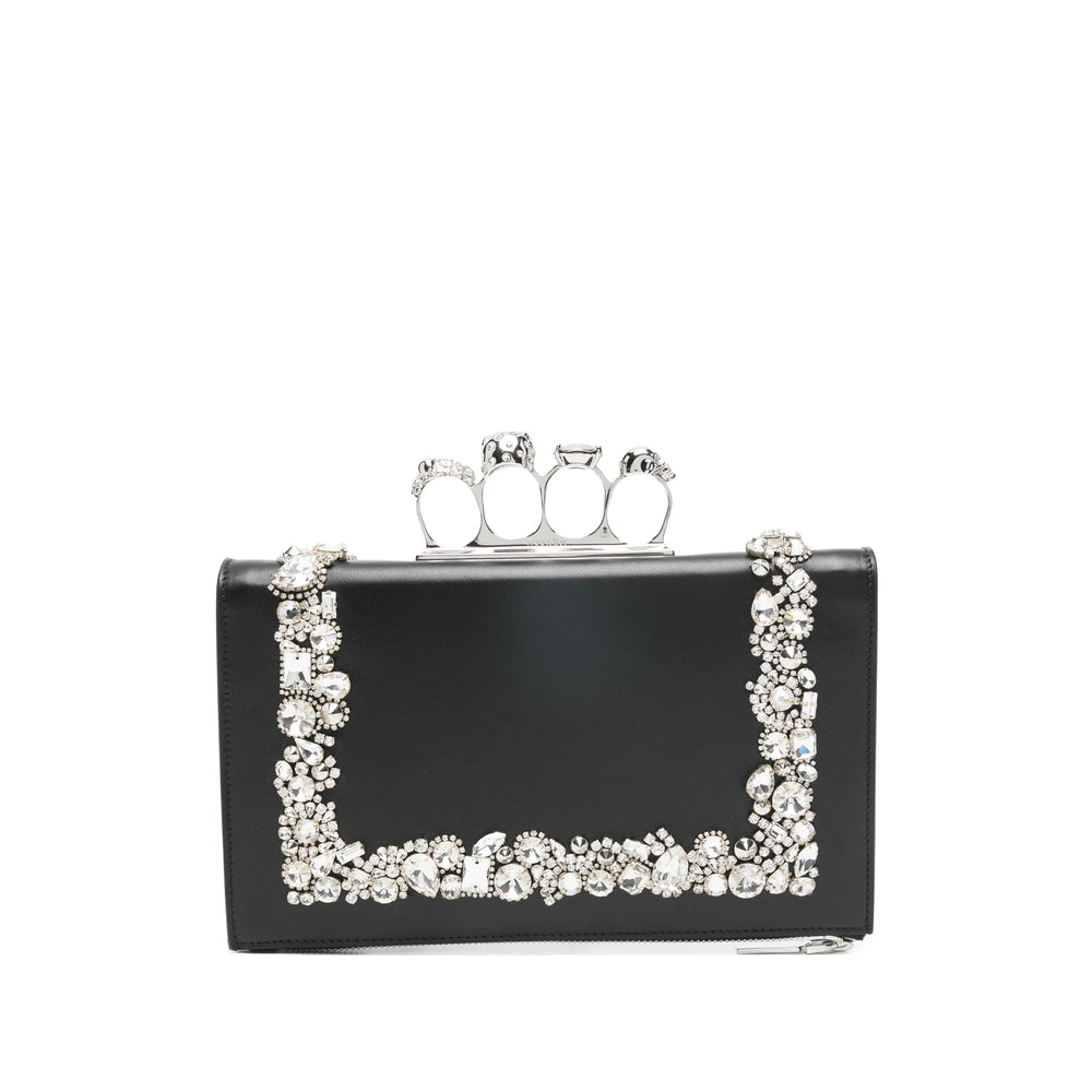 Alexander Mcqueen Black Clutch Bags Women ALEXANDER MCQUEEN