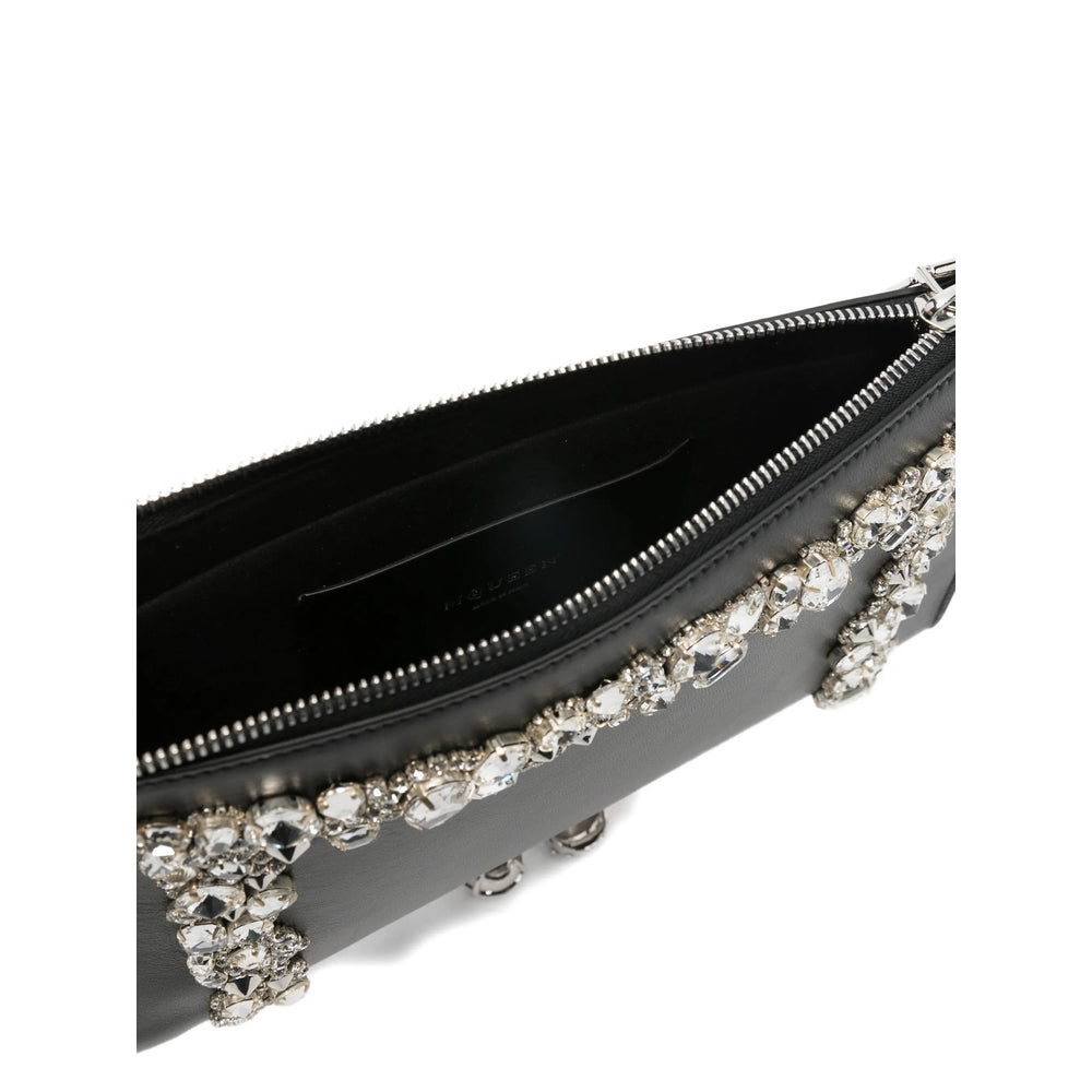 Alexander Mcqueen Black Clutch Bags Women ALEXANDER MCQUEEN