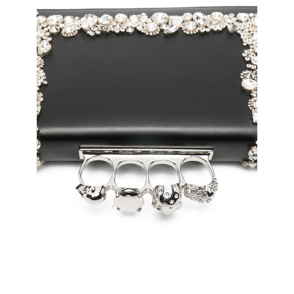 Alexander Mcqueen Black Clutch Bags Women ALEXANDER MCQUEEN