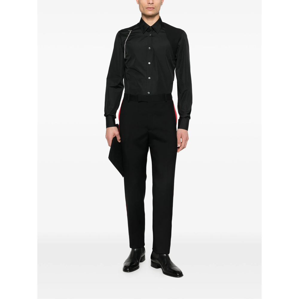 Alexander Mcqueen Black Shirts Men ALEXANDER MCQUEEN