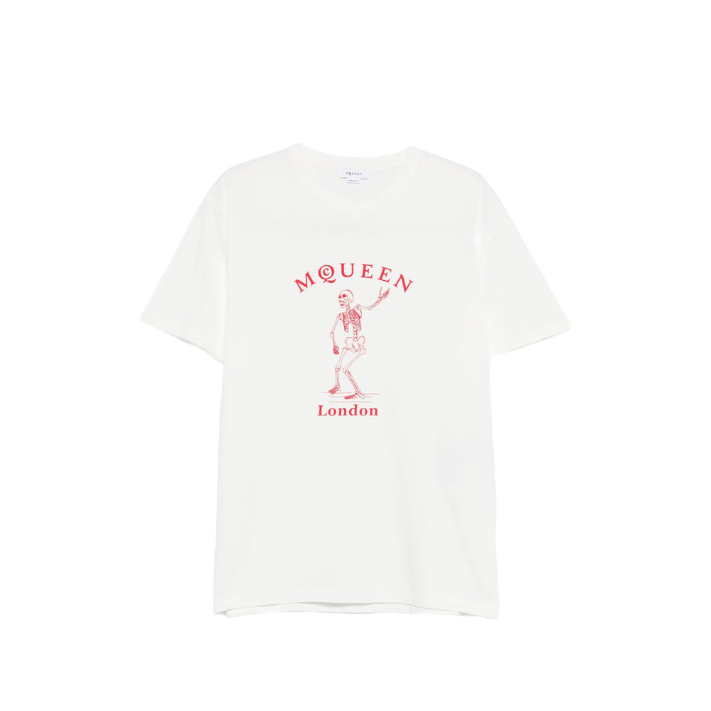 Alexander Mcqueen White T-Shirts & Vests - T-Shirts Men ALEXANDER MCQUEEN