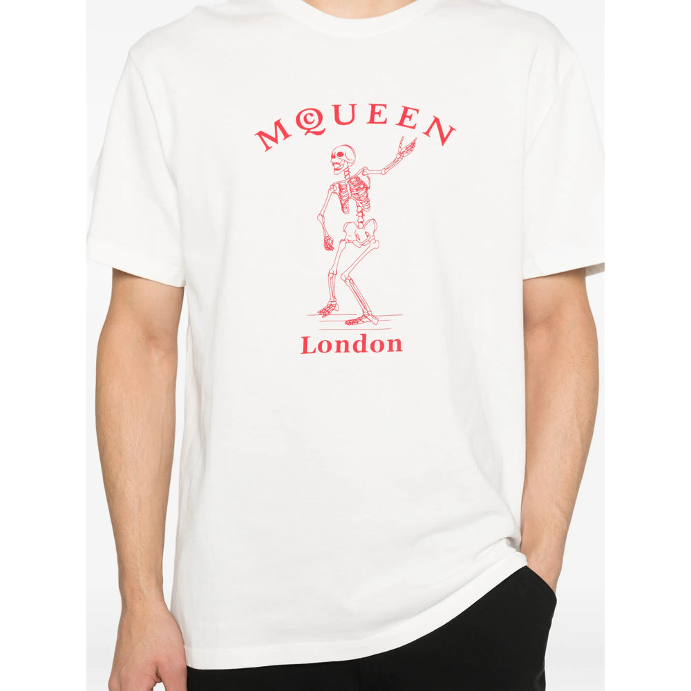 Alexander Mcqueen White T-Shirts & Vests - T-Shirts Men ALEXANDER MCQUEEN