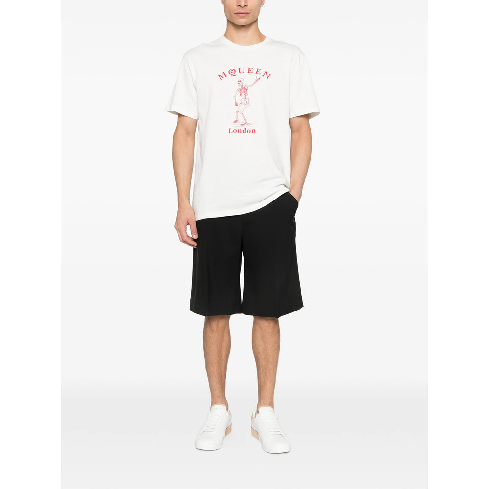 Alexander Mcqueen White T-Shirts & Vests - T-Shirts Men ALEXANDER MCQUEEN