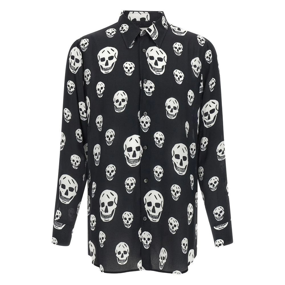 Alexander Mcqueen Black Shirts Men ALEXANDER MCQUEEN