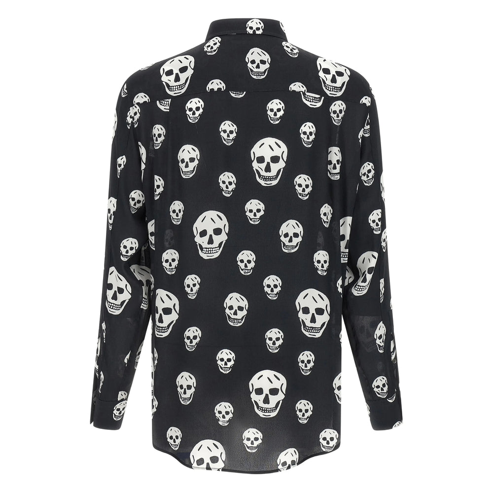 Alexander Mcqueen Black Shirts Men ALEXANDER MCQUEEN