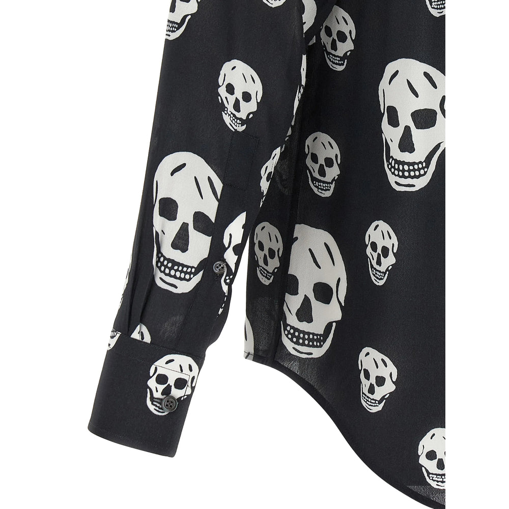 Alexander Mcqueen Black Shirts Men ALEXANDER MCQUEEN
