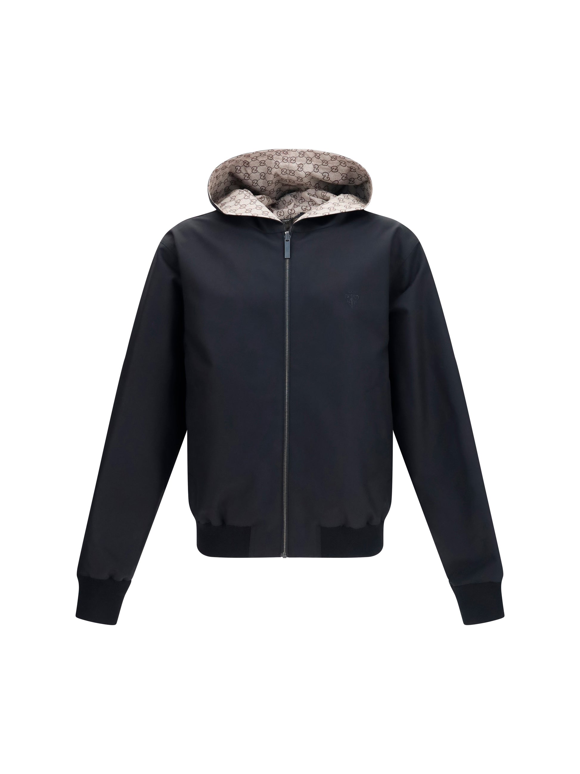 Gucci Men Reversible Zip Jacket In Cotton GUCCI
