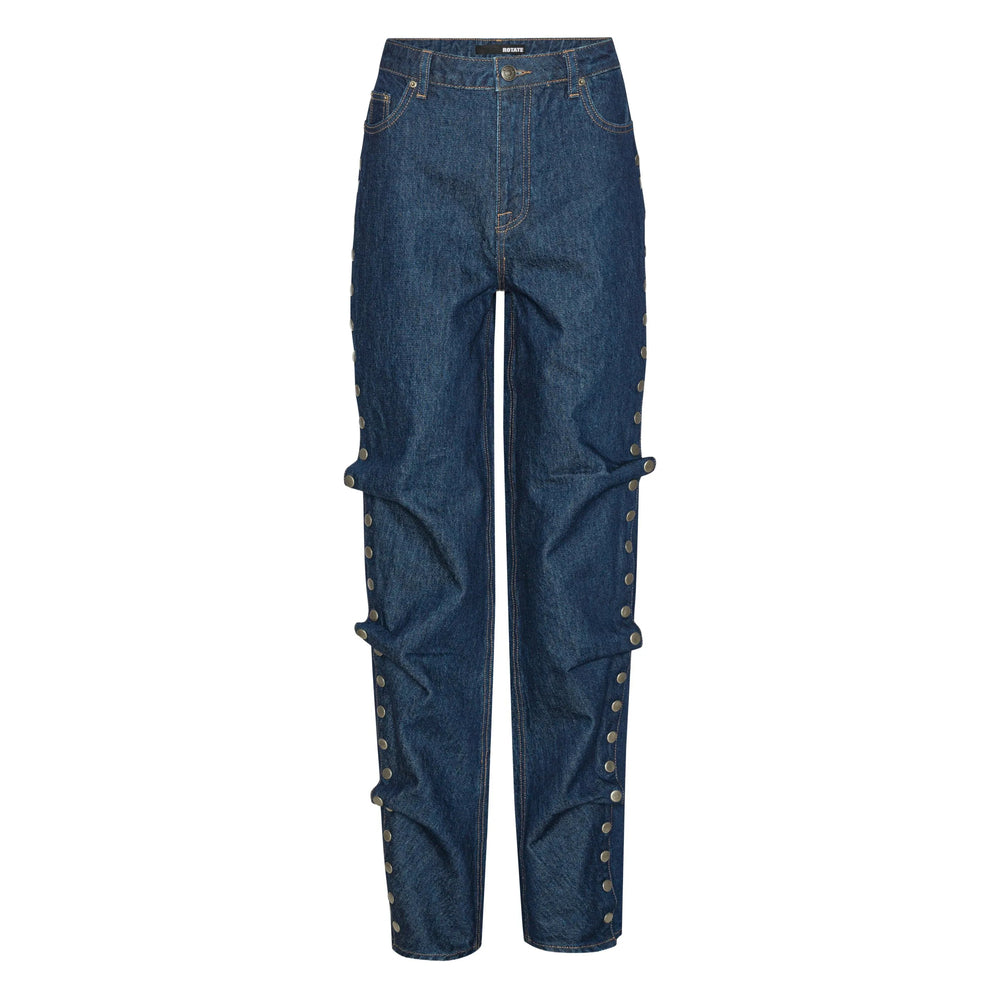 Rotate Blue Denim - Wide-Leg Jeans Women ROTATE