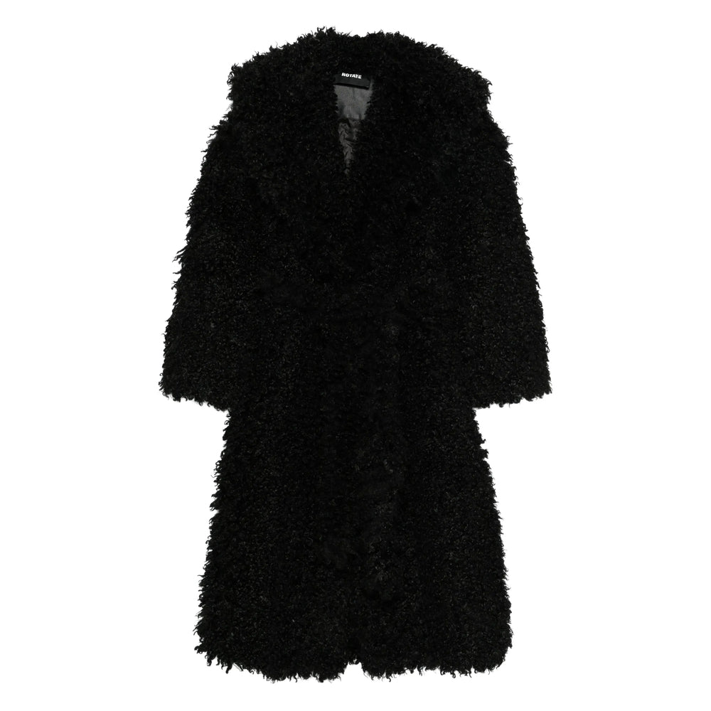 Rotate Black Coats - Faux Fur Coats Women