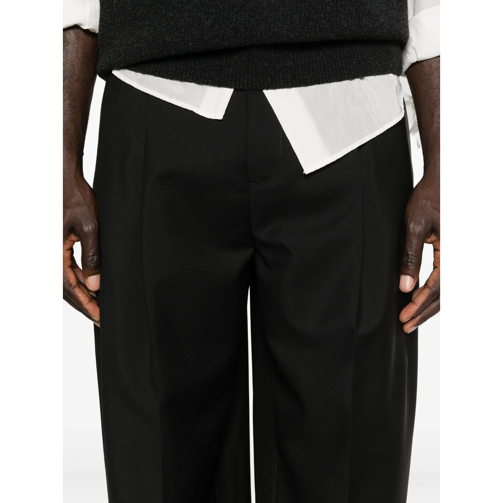 Jil Sander Black Trousers - Cropped Trousers Men JIL SANDER