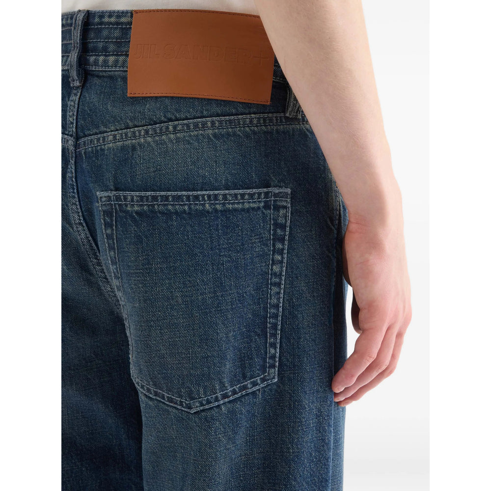 Jil Sander Blue Trousers Men JIL SANDER