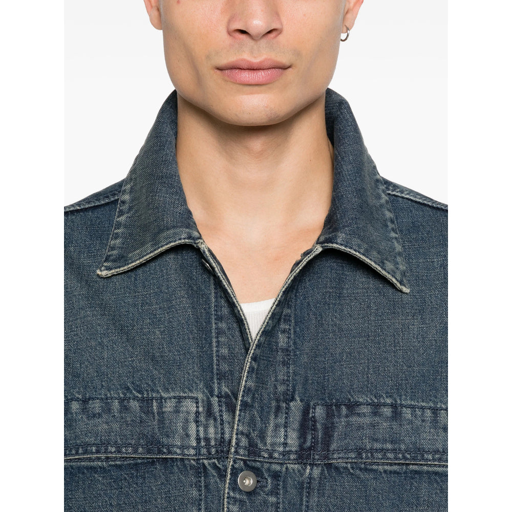 Jil Sander Blue Jackets - Denim Jackets Men JIL SANDER
