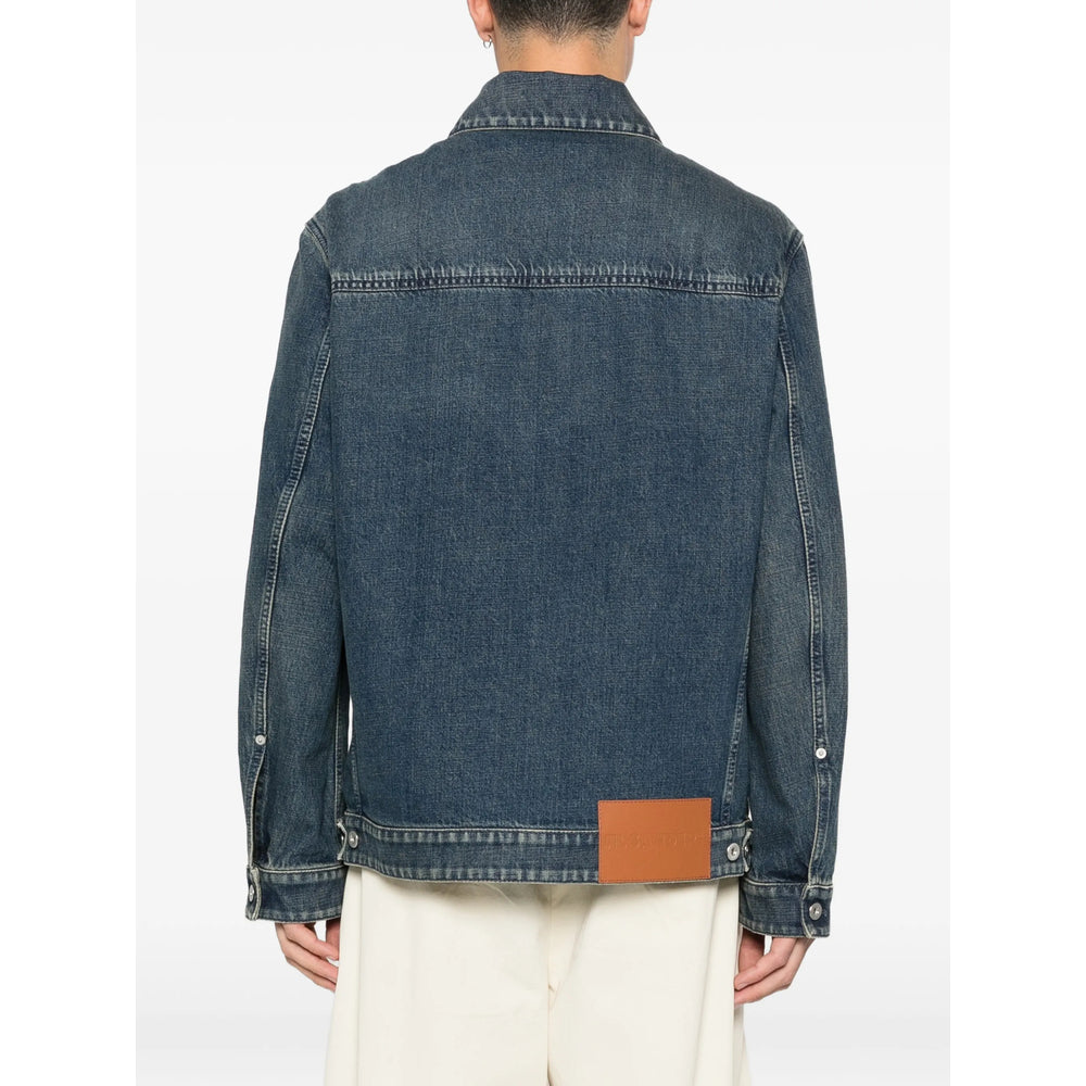 Jil Sander Blue Jackets - Denim Jackets Men JIL SANDER