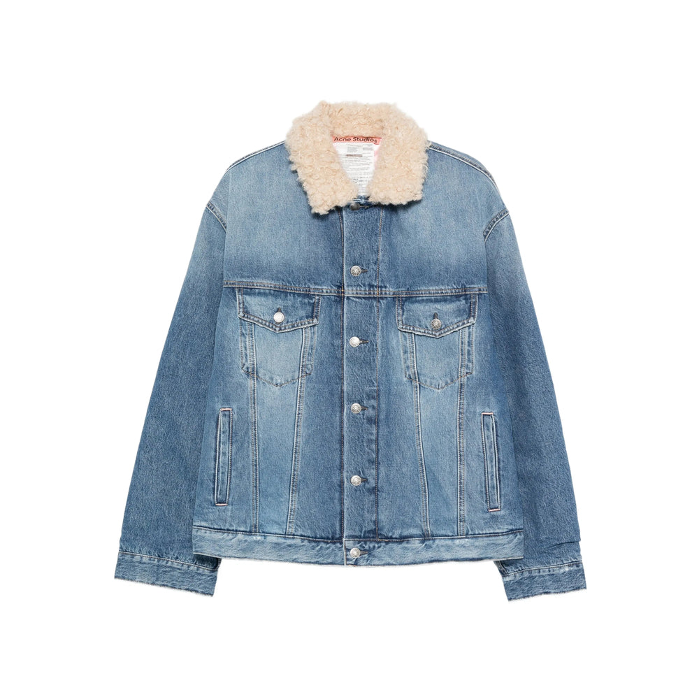 Acne Studios Blue Jackets - Denim Jackets Men ACNE STUDIOS