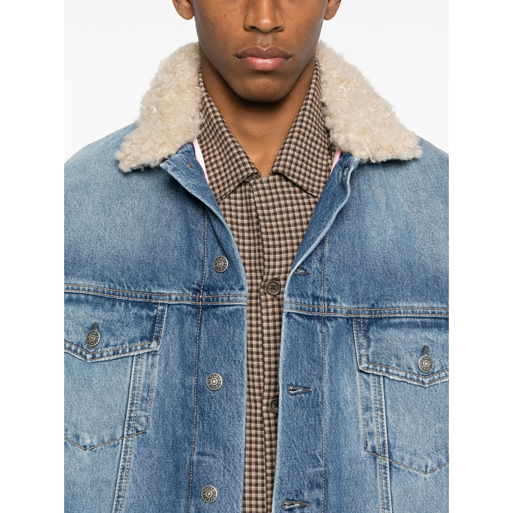 Acne Studios Blue Jackets - Denim Jackets Men ACNE STUDIOS