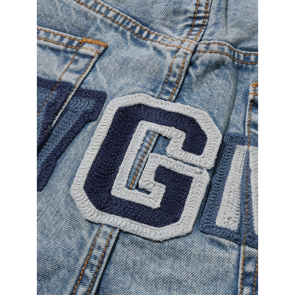 A Bathing Ape® Blue Denim - Regular & Straight-Leg Jeans Men A Bathing Ape®