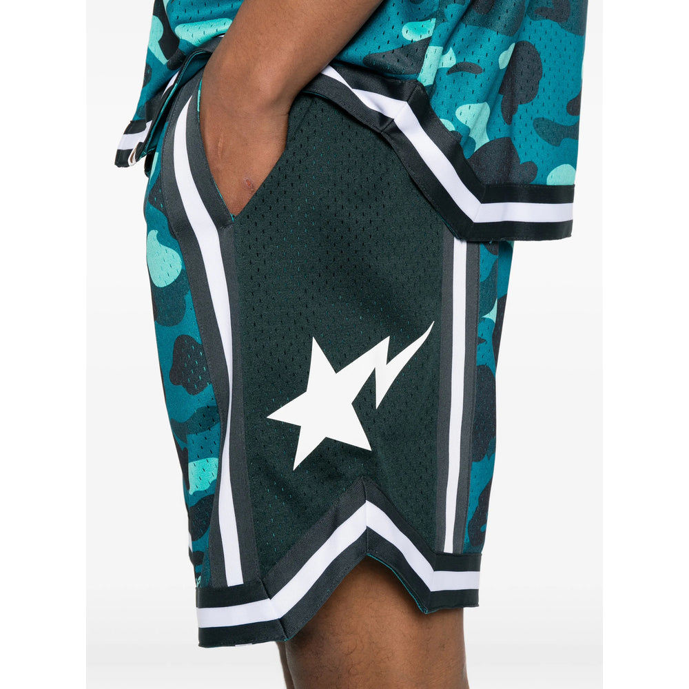 A Bathing Ape® Green Shorts - Track & Running Shorts Men A Bathing Ape®