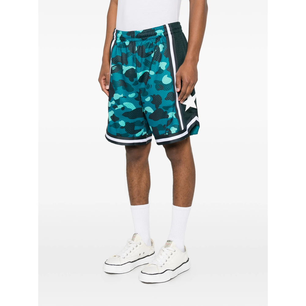 A Bathing Ape® Green Shorts - Track & Running Shorts Men A Bathing Ape®